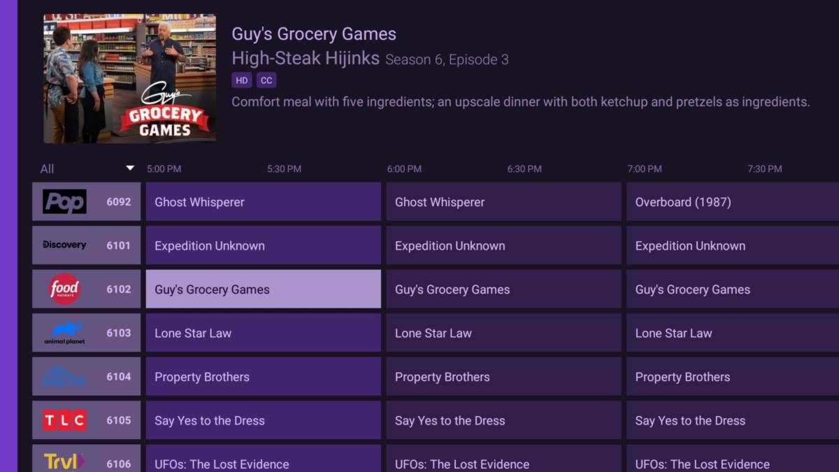 How to get a single channel guide for both overtheair and streaming