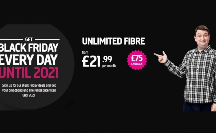 Get £75 cashback with new Black Friday fibre broadband deal Gigarefurb Refurbished